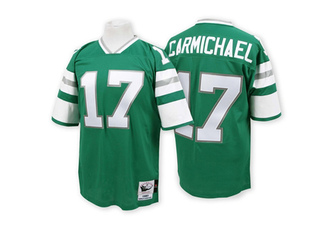 Authentic Harold Carmichael Men's Philadelphia Eagles Throwback Jersey - Green