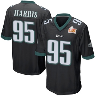 Game Charles Harris Men's Philadelphia Eagles Alternate Super Bowl LIX Jersey - Black