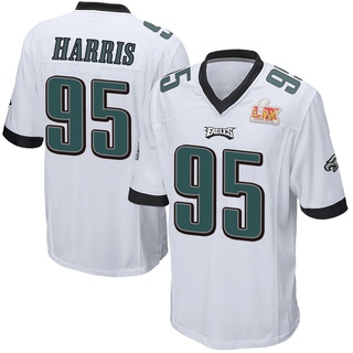 Game Charles Harris Men's Philadelphia Eagles Super Bowl LIX Jersey - White