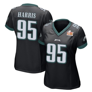 Game Charles Harris Women's Philadelphia Eagles Alternate Super Bowl LIX Jersey - Black