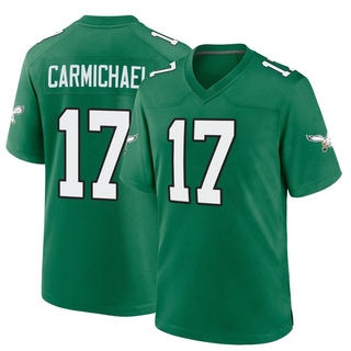 Game Harold Carmichael Men's Philadelphia Eagles Kelly Alternate Jersey - Green