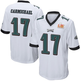 Game Harold Carmichael Men's Philadelphia Eagles Super Bowl LIX Jersey - White