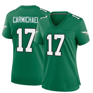 Game Harold Carmichael Women's Philadelphia Eagles Kelly Alternate Jersey - Green