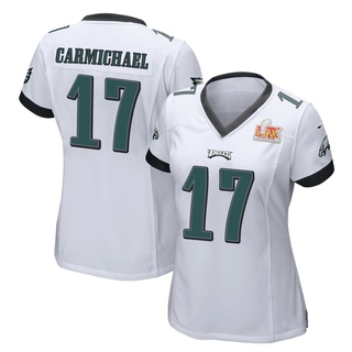 Game Harold Carmichael Women's Philadelphia Eagles Super Bowl LIX Jersey - White