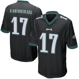 Game Harold Carmichael Youth Philadelphia Eagles Alternate Jersey - Black