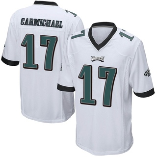 Game Harold Carmichael Youth Philadelphia Eagles Jersey - White
