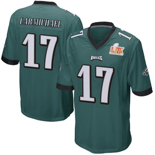 Game Harold Carmichael Youth Philadelphia Eagles Team Color Super Bowl LIX Jersey - Green