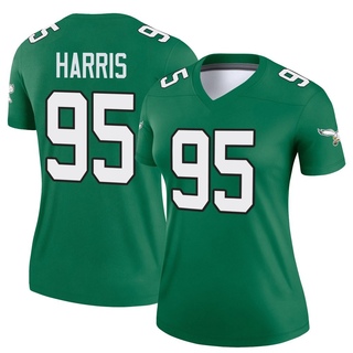 Legend Charles Harris Women's Philadelphia Eagles Kelly Alternate Jersey - Green