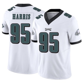 Limited Charles Harris Men's Philadelphia Eagles Vapor F.U.S.E. Jersey - White