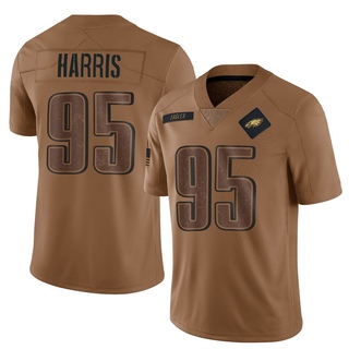 Limited Charles Harris Youth Philadelphia Eagles 2023 Salute To Service Jersey - Brown