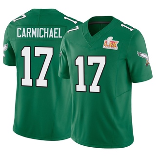 Limited Harold Carmichael Men's Philadelphia Eagles Kelly Alternate Vapor F.U.S.E. Super Bowl LIX Jersey - Green